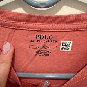 Polo Ralph Lauren Pink Shirt in Perfect Condition